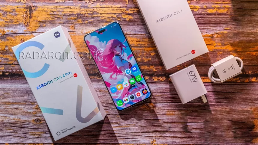 Launched in March 2024, the Xiaomi Civi 4 Pro combines flagship performance with sleek design. It features a vibrant 6.55-inch AMOLED display, delivering crisp visuals and smooth touch response. Powered by the cutting-edge Qualcomm Snapdragon 8s Gen 3 chipset, it ensures blazing-fast speeds for gaming and multitasking.