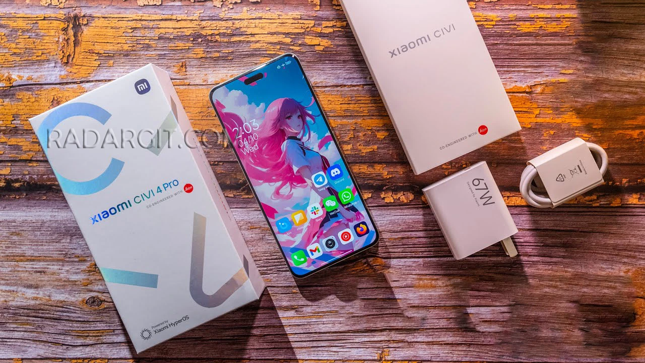 Launched in March 2024, the Xiaomi Civi 4 Pro combines flagship performance with sleek design. It features a vibrant 6.55-inch AMOLED display, delivering crisp visuals and smooth touch response. Powered by the cutting-edge Qualcomm Snapdragon 8s Gen 3 chipset, it ensures blazing-fast speeds for gaming and multitasking.
