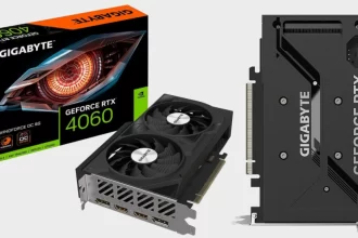 GIGABYTE GeForce RTX 4060 Gaming OC 8G Graphics Card, 3X WINDFORCE Fans, 8GB 128-bit GDDR6, GV-N4060GAMING OC-8GD Video Card