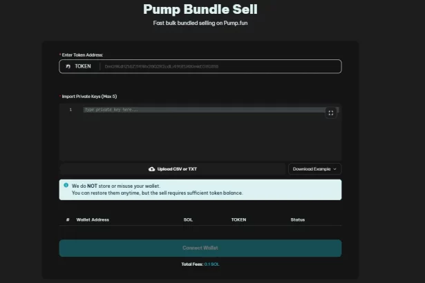 Pump Bundle Sell