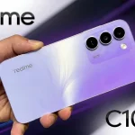 Realme C100 4G front display showing the 6.8 inch 120Hz screen