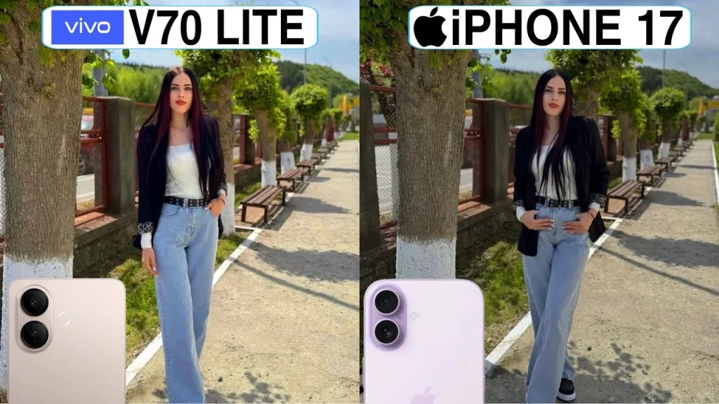 A bright outdoor daylight photo sample showcasing the crisp Vivo V70 Lite camera quality and color accuracy" caption="Real-world daylight image shot with the 50MP Sony IMX882 primary shooter.